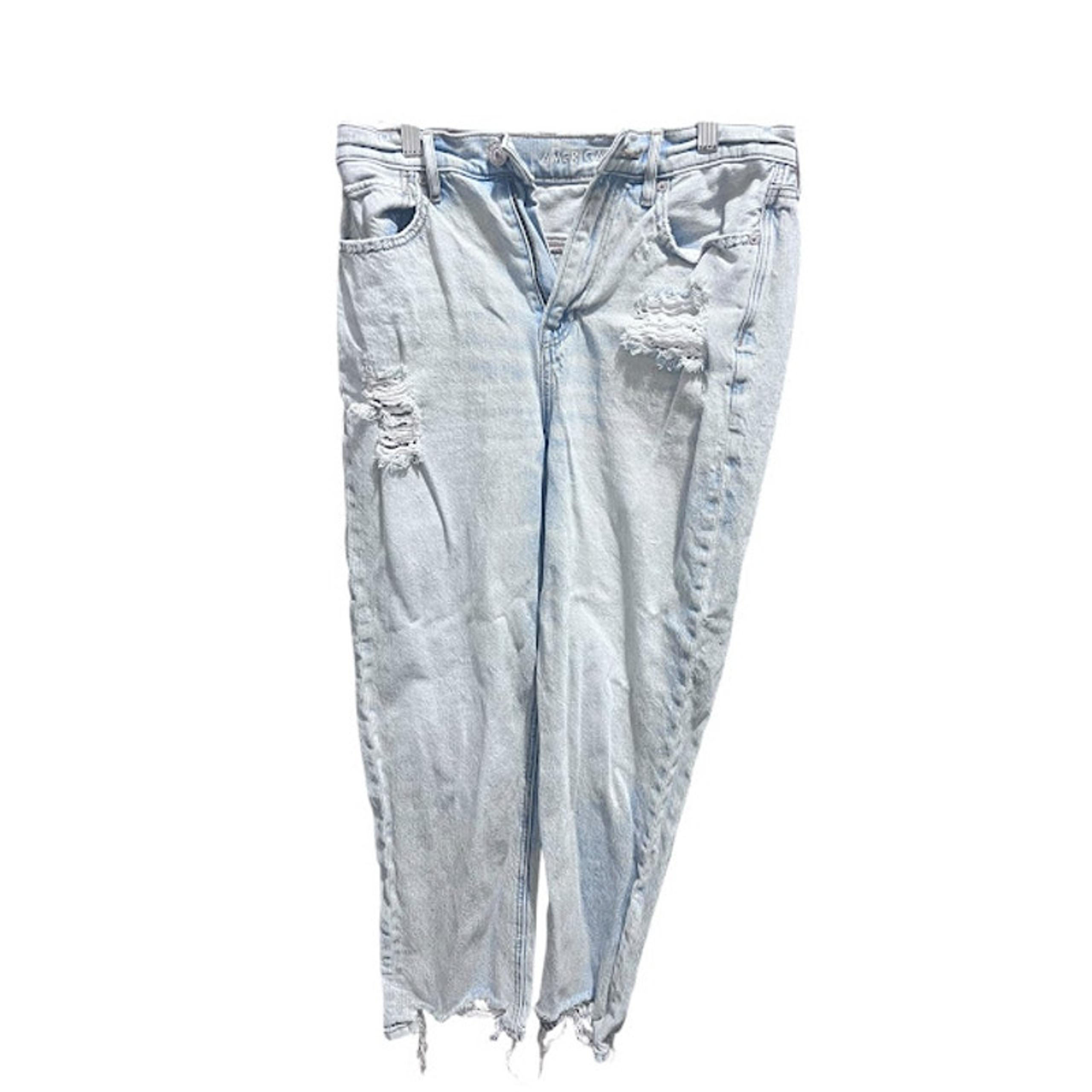 AMERICAN EAGLE Distressed Highest Rise 90S Boyfriend 5-Pocket Jean Size 8