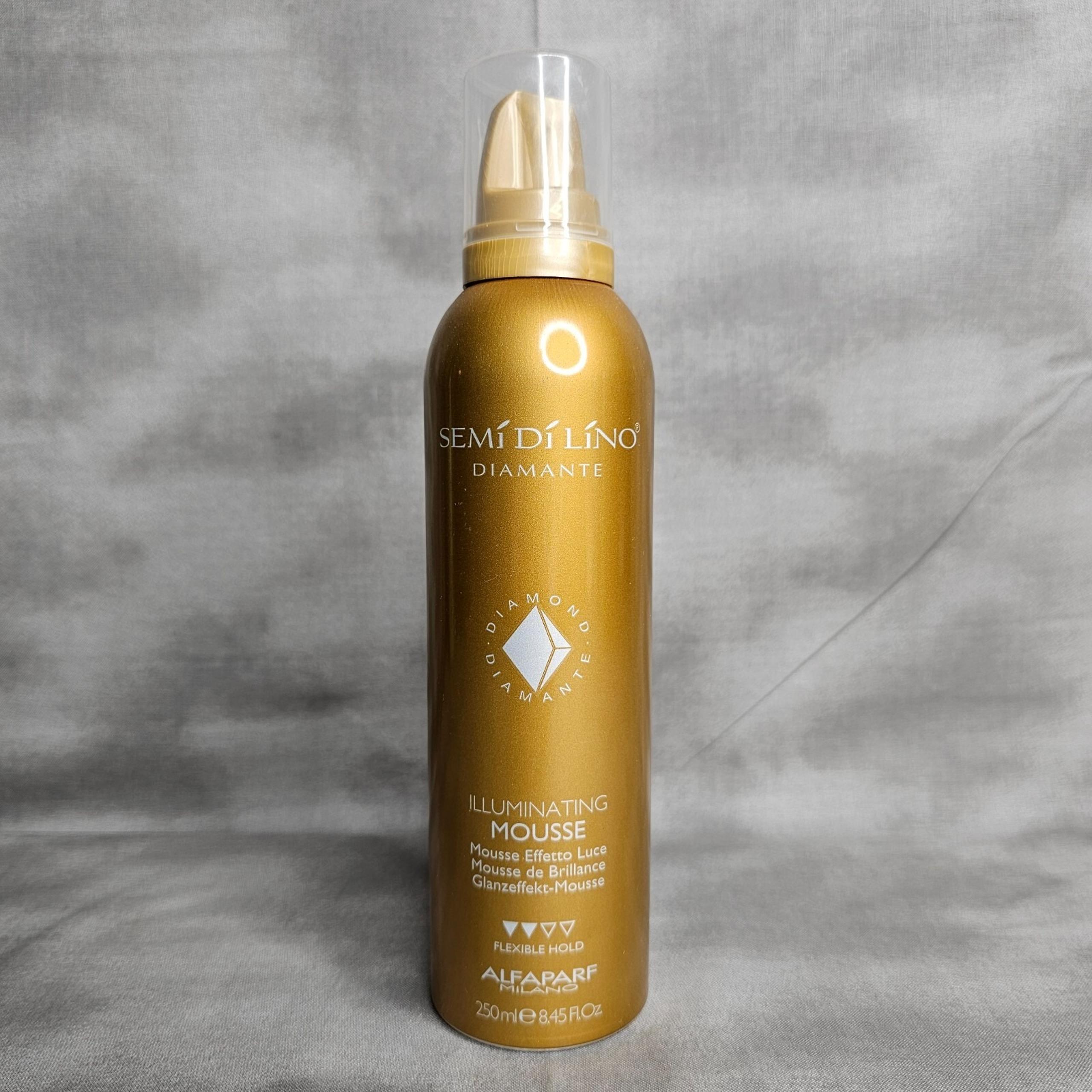 ALFAPARF MILANO Semi Di Lino Diamond Illuminating Mousse Flexible Hold 8.45 oz
