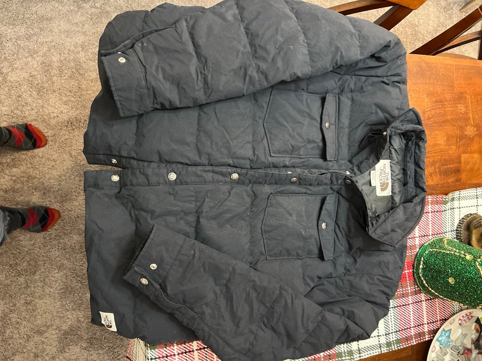 Mens north face snowboard coat XL