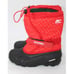 Sorel Girl’s Flurry Red/White Polka Dot Kids Size 6 Waterproof Snow Boots