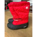 Sorel Girl’s Flurry Red/White Polka Dot Kids Size 6 Waterproof Snow Boots