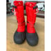 Sorel Girl’s Flurry Red/White Polka Dot Kids Size 6 Waterproof Snow Boots