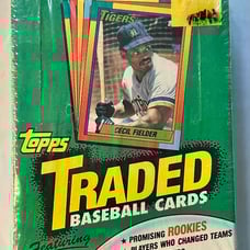 1990 Topps Traded Baseball Box