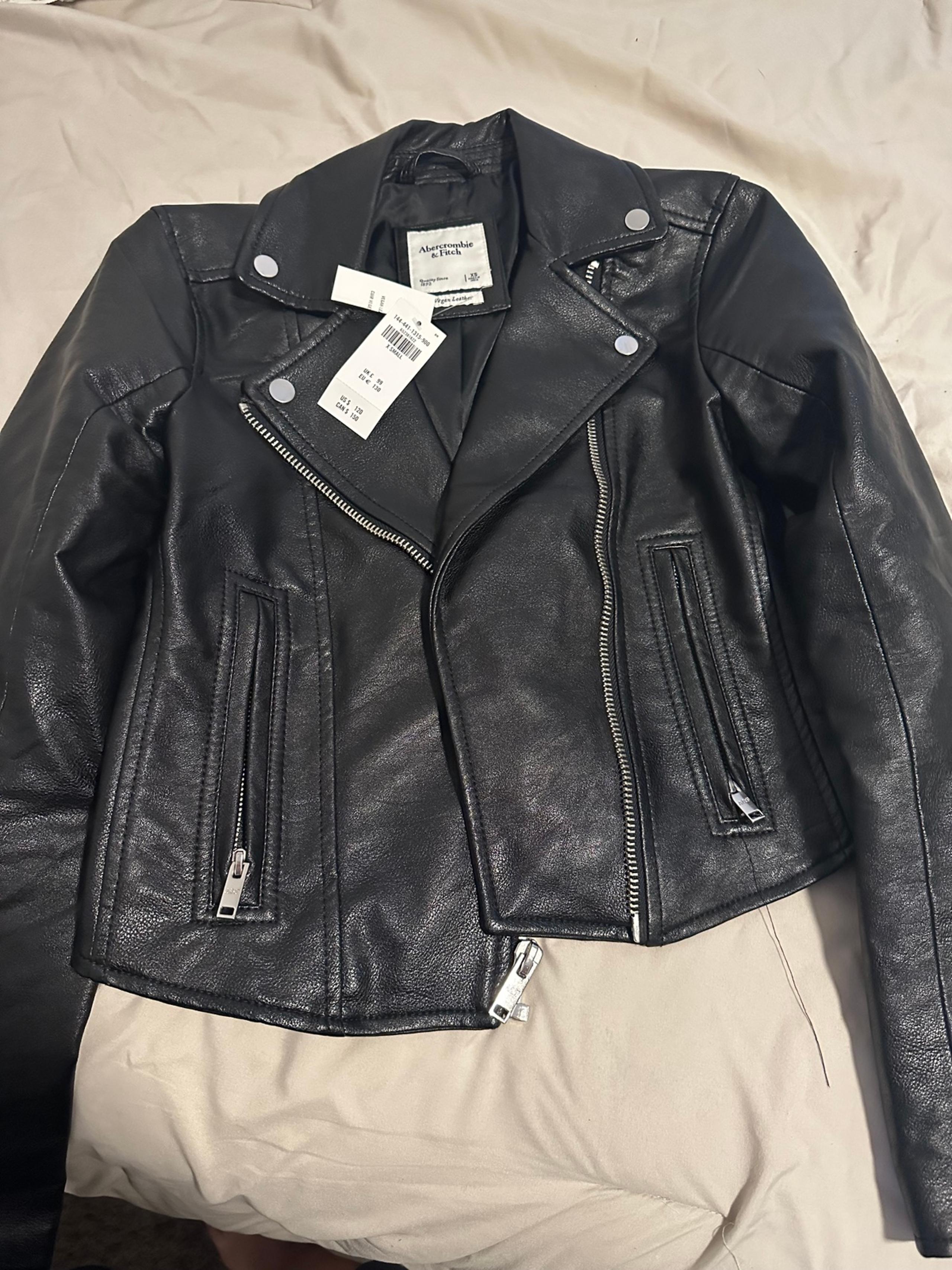 Abercrombie and Fitch leather jacket