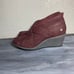 Mozo Wedge leather shoes sz 6.5