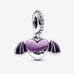 Vampire Winged Heart Dangle Charm