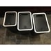 3 Pack Bathroom Trash Cans 4 Gallons 2 PCS and 3 Gallons 1 PC with Pop Up Lids