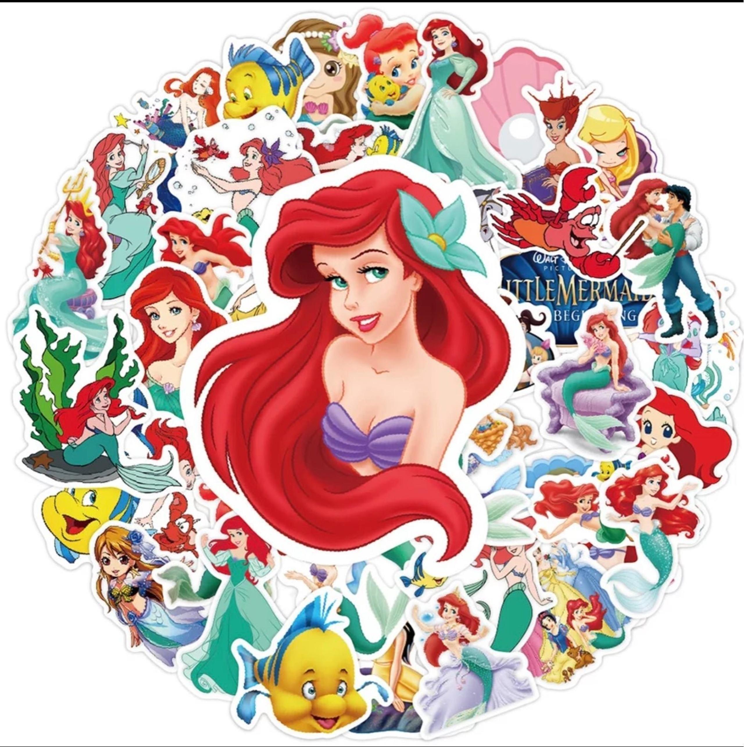 Disney’s Little Mermaid 50 Pc Sticker Set