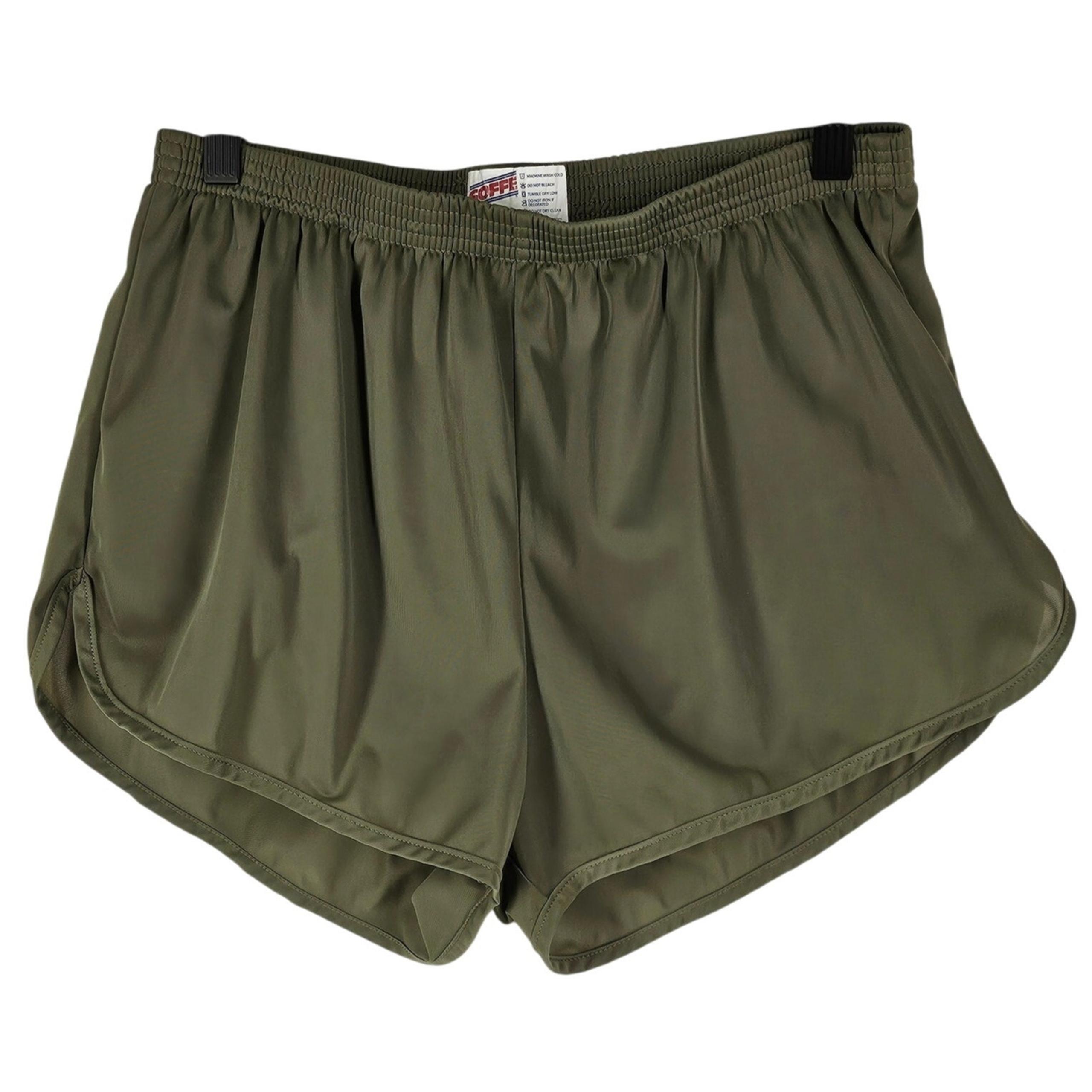 SOFFE WOMEN'S GREEN SPORT SHORTS - SIZE LARGE - 100% NYLON