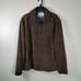 Vintage QUICKSILVER EDITION Size XL suede Leather Field Jacket Brown Heavy
