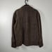 Vintage QUICKSILVER EDITION Size XL suede Leather Field Jacket Brown Heavy