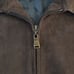 Vintage QUICKSILVER EDITION Size XL suede Leather Field Jacket Brown Heavy