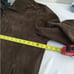 Vintage QUICKSILVER EDITION Size XL suede Leather Field Jacket Brown Heavy