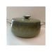 Vintage MCM Green Regal Ware nonstick dutch oven aluminum w lid and handles