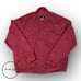 Haband Mens Full Zip Lightweight Bomber Jacket Size XX (XXL) Dark Red