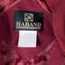 Haband Mens Full Zip Lightweight Bomber Jacket Size XX (XXL) Dark Red