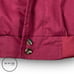 Haband Mens Full Zip Lightweight Bomber Jacket Size XX (XXL) Dark Red