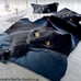 3pc queen size duvet cover black cat