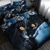 3pc queen size duvet cover black cat