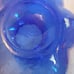 Beautiful Hazel Atlas Cobalt Blue Depression Glass Vase with Marked Bottom