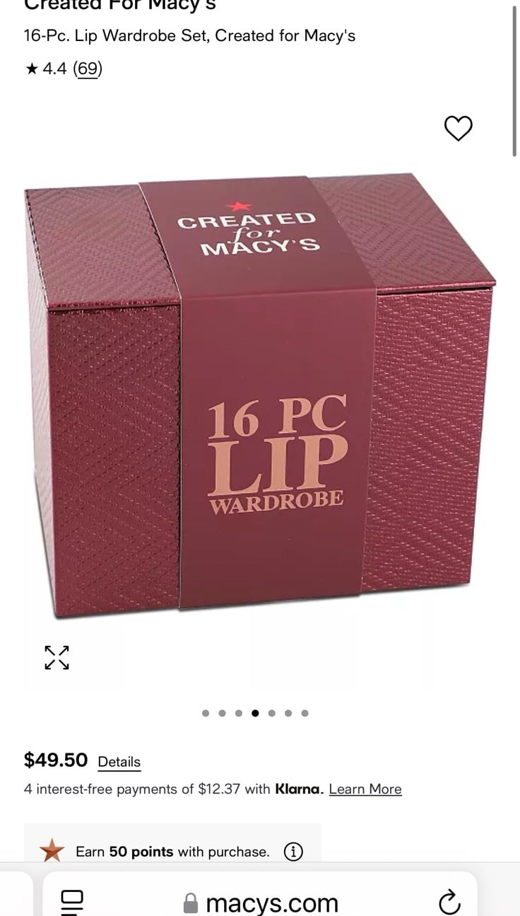 16 pieces Lips Waredrobe