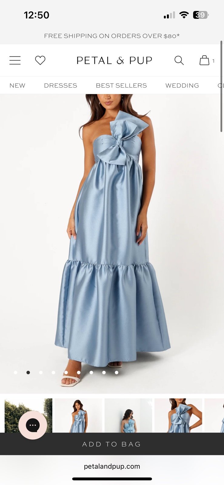 Petal & Pup Strapless