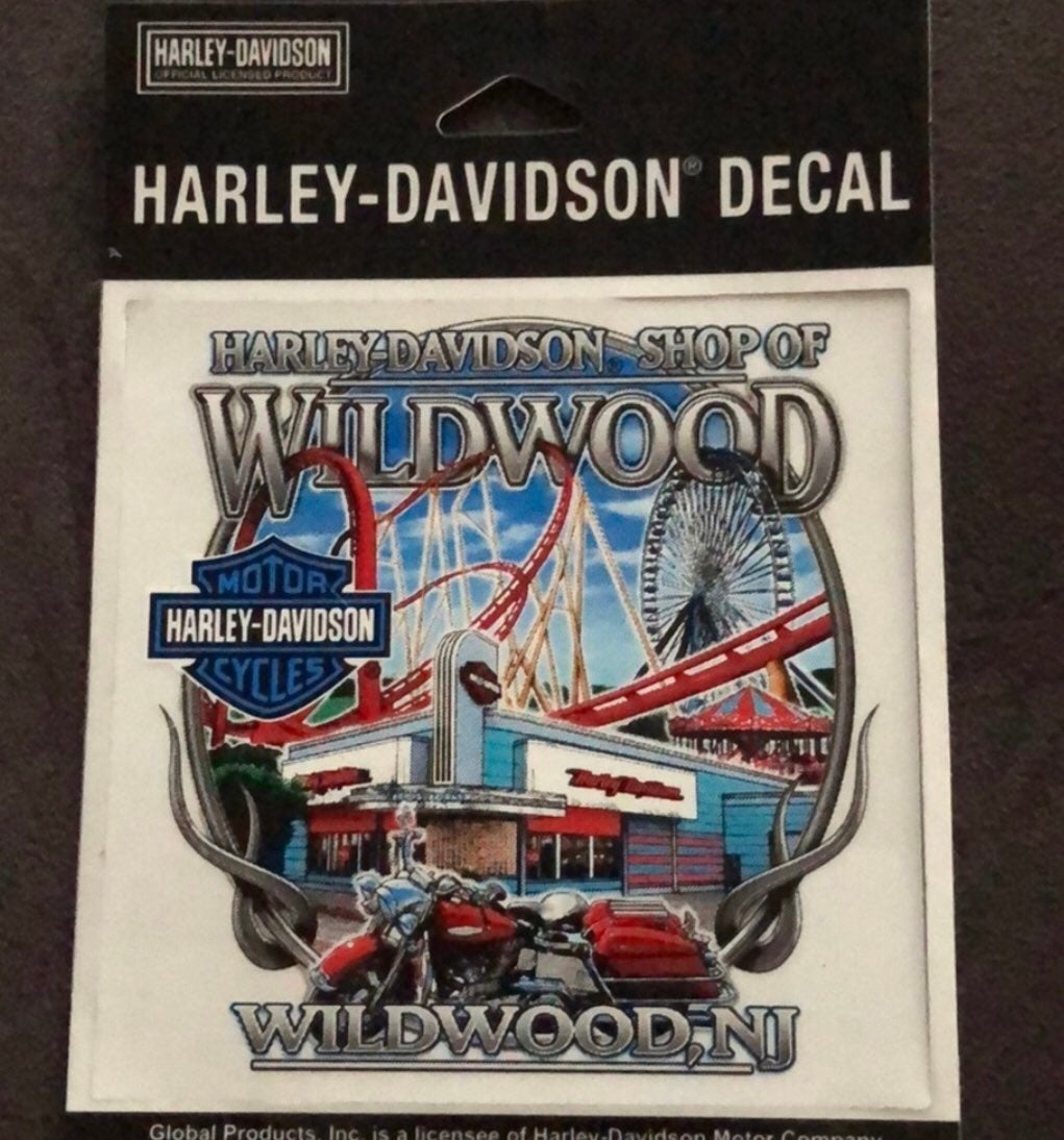 Harley Davidson Sticker NEW WILDWOOD