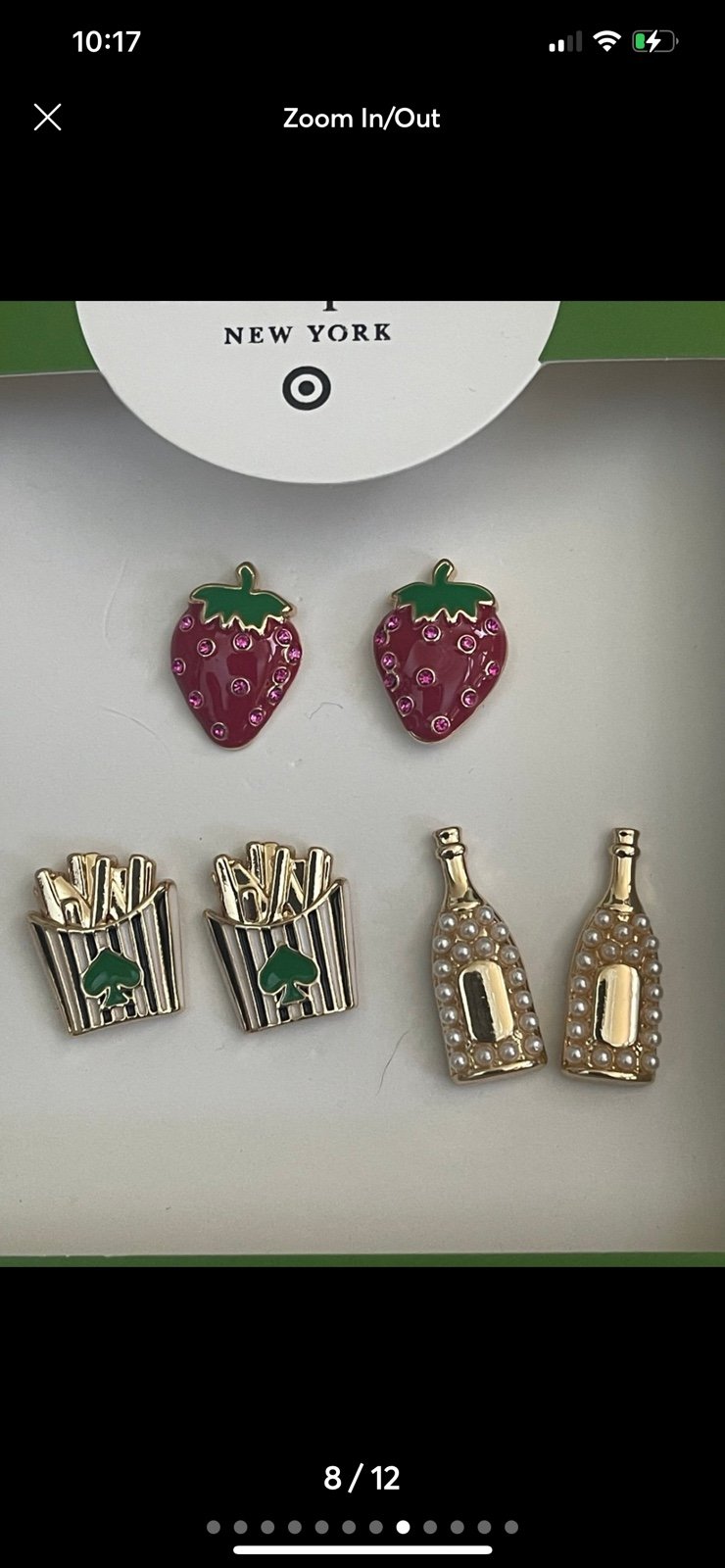 ◆Targetコラボ◆【Kate Spade】★ピアス★ Mixed Earrings 3pk Mixed Novelty Stud Earrings 3pk - kate spade new york x