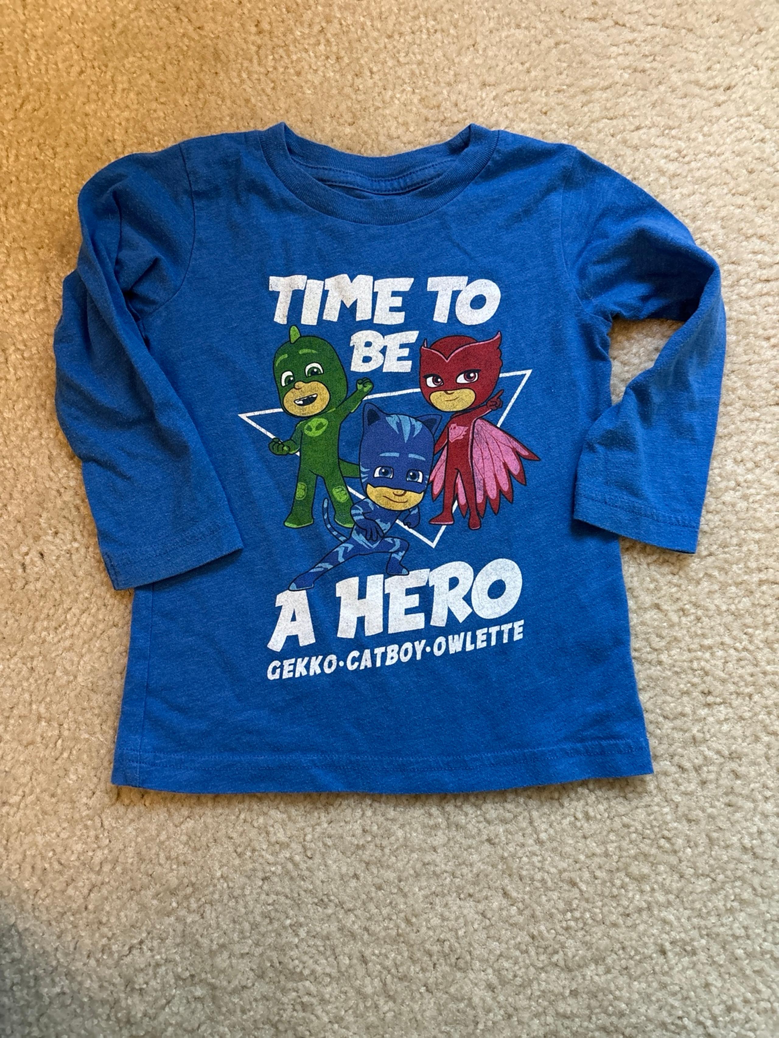 2T jumping beans long sleeve pj mask shirt