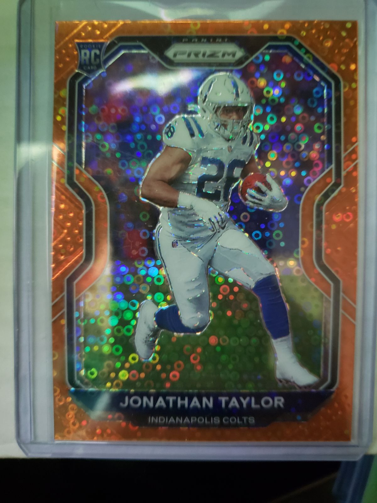Jonathan Taylor Disco Prizm Rookie Card MINT