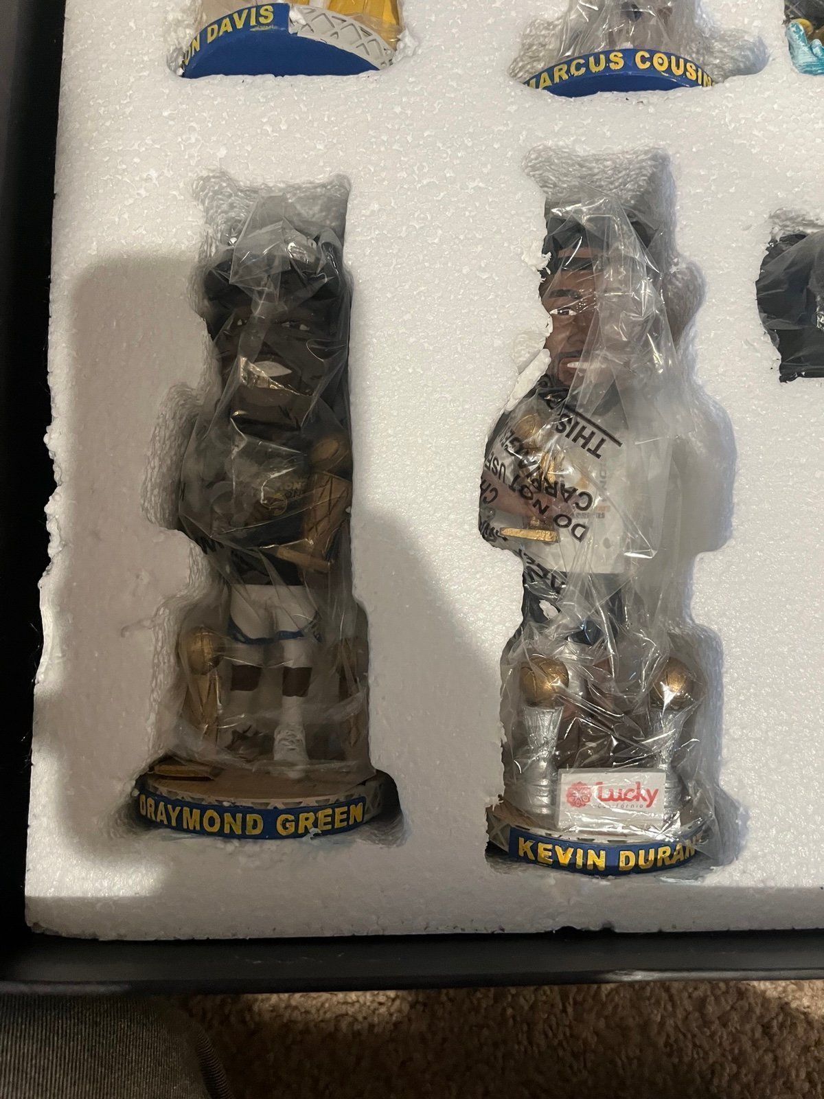 2017/2018 Golden State Warriors championship bobble head set