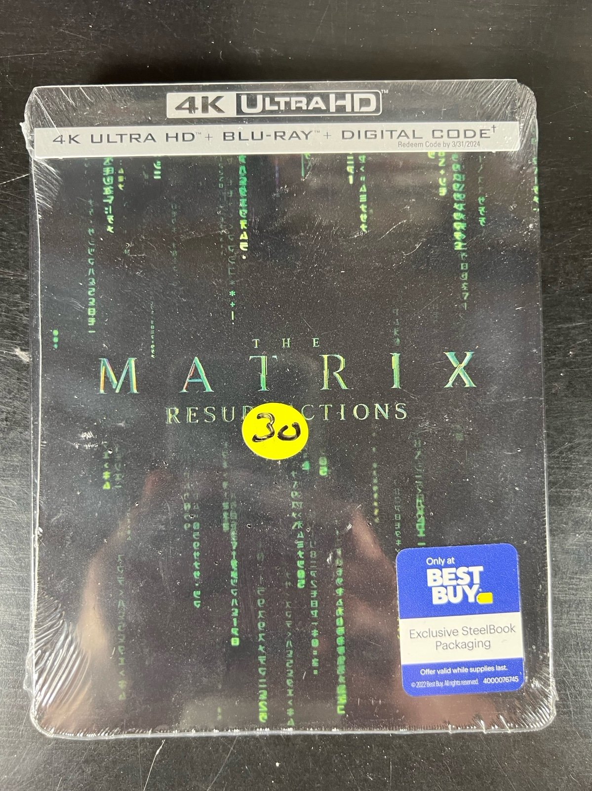 The Matrix resurrection steelbook