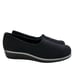 SAS Bliss Tripod Comfort Footbed Wedge Slip-on Loafers-Black Women’s Size 9.5M