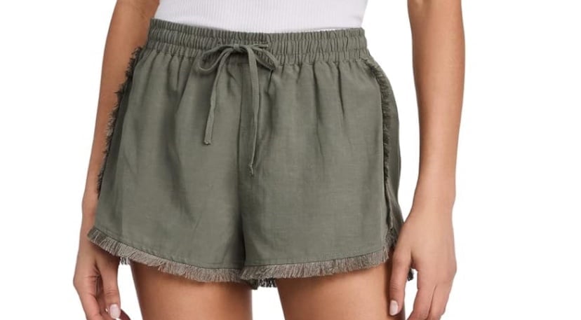 New! BB DAKOTA Women's Pack Light Shorts surplus green size large
