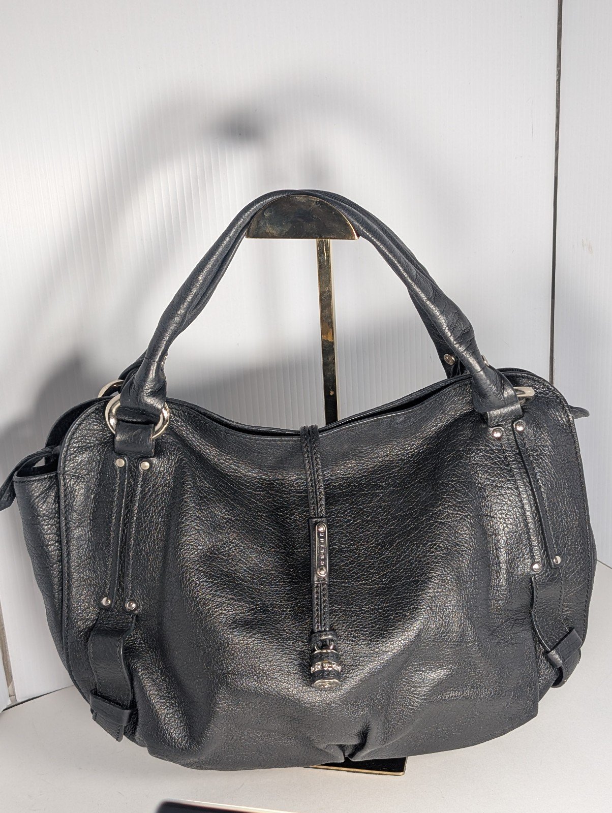 Celine vintage black Bittersweet hobo handbag