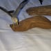 Driftwood sculptures Goose and seagull. James N Denny