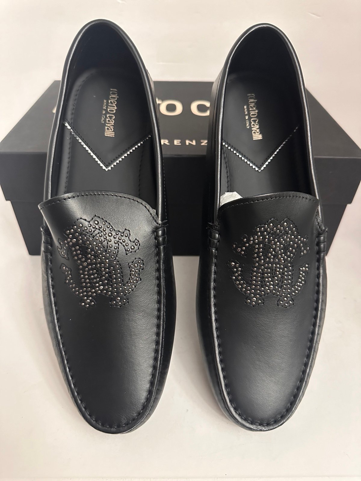 roberto cavalli shoes men Size 10.5 Condition New in the box