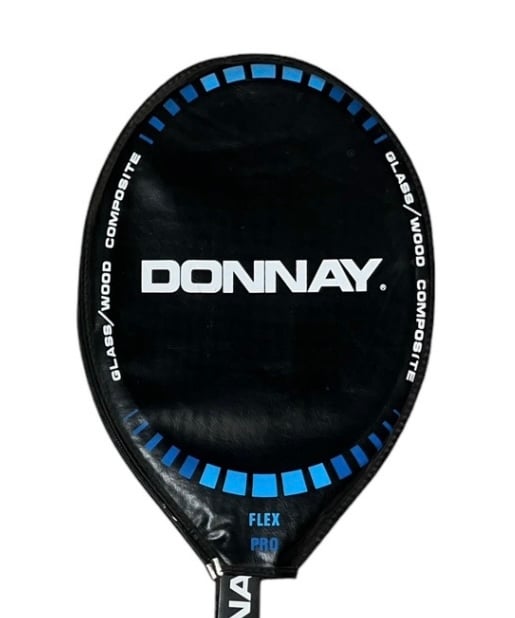 Vintage Donnay Glass/Wood Composite Tennis Racquet Belgium Made Light 5