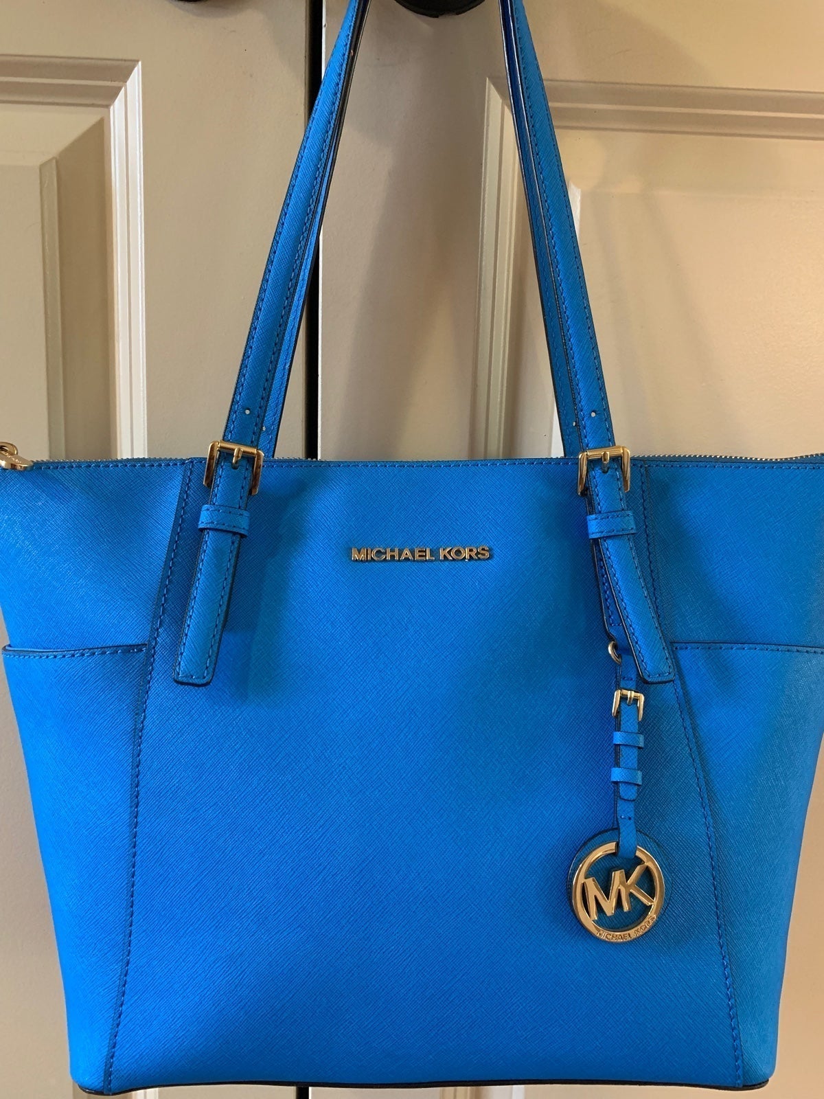 MICHAEL Michael Kors Blue Tote Bags | Mercari