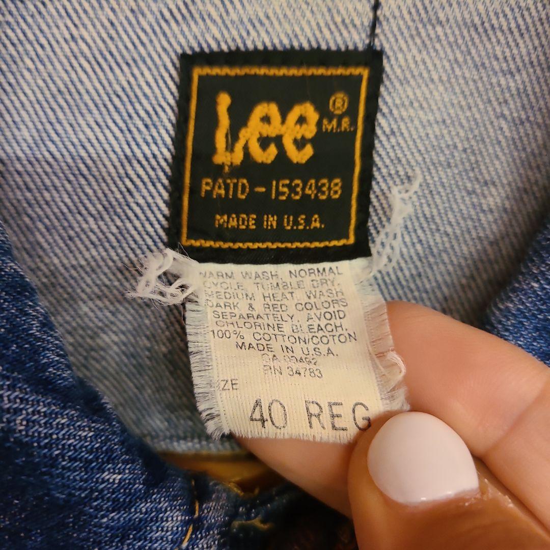 80s USA製 LEE 220-J トラッカー 40 LONG 80s USA製 LEE 220-J トラッカー 40 LONG