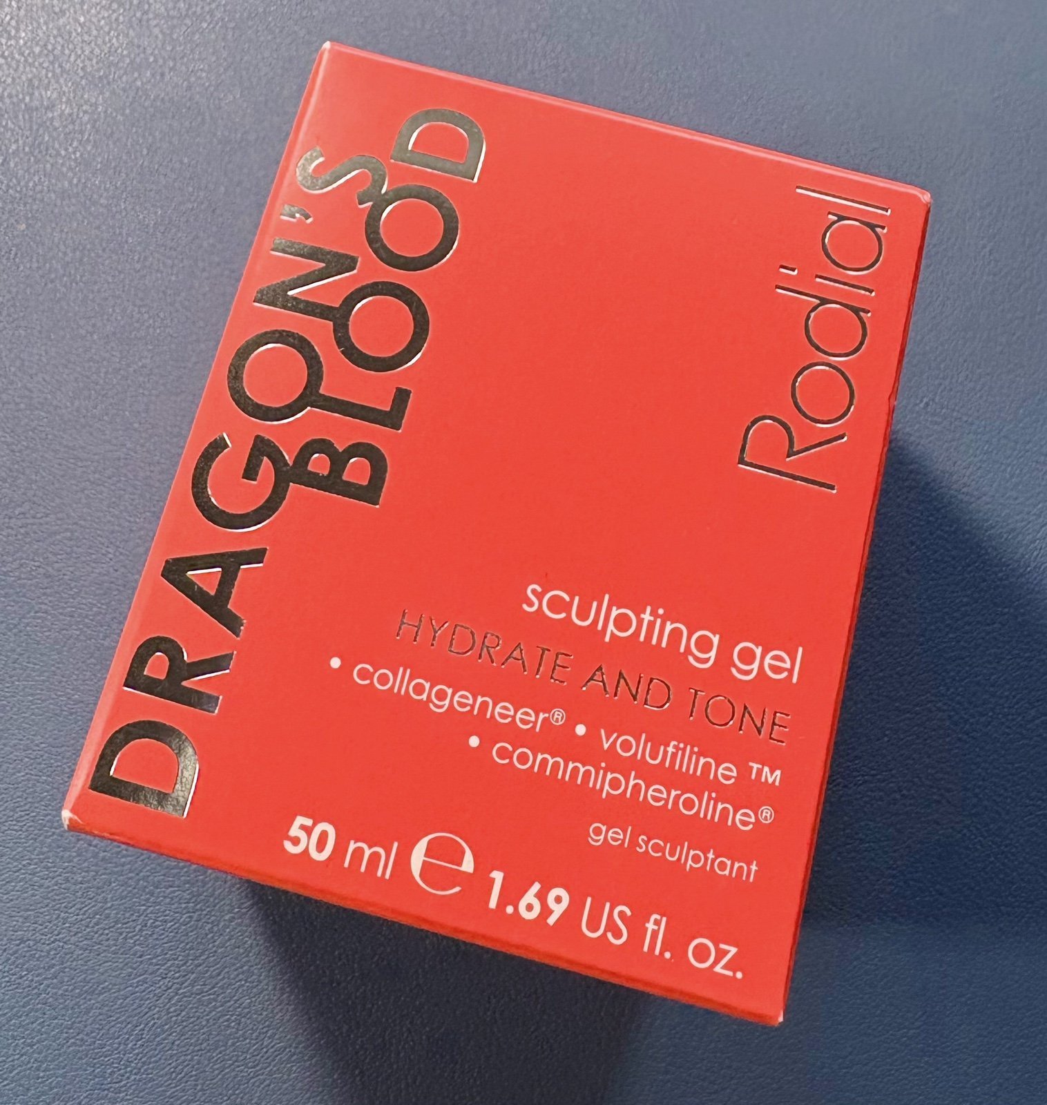 Rodial Dragons Blood Sculpting Face Gel Hydrate & Tone Full Sz 1.69fl oz / 50 mL