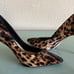 Veronica Beard Lisa Leopard Pony Hair Heels Pumps Shoes 8,5 New