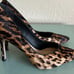 Veronica Beard Lisa Leopard Pony Hair Heels Pumps Shoes 8,5 New