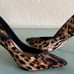 Veronica Beard Lisa Leopard Pony Hair Heels Pumps Shoes 8,5 New