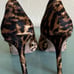 Veronica Beard Lisa Leopard Pony Hair Heels Pumps Shoes 8,5 New