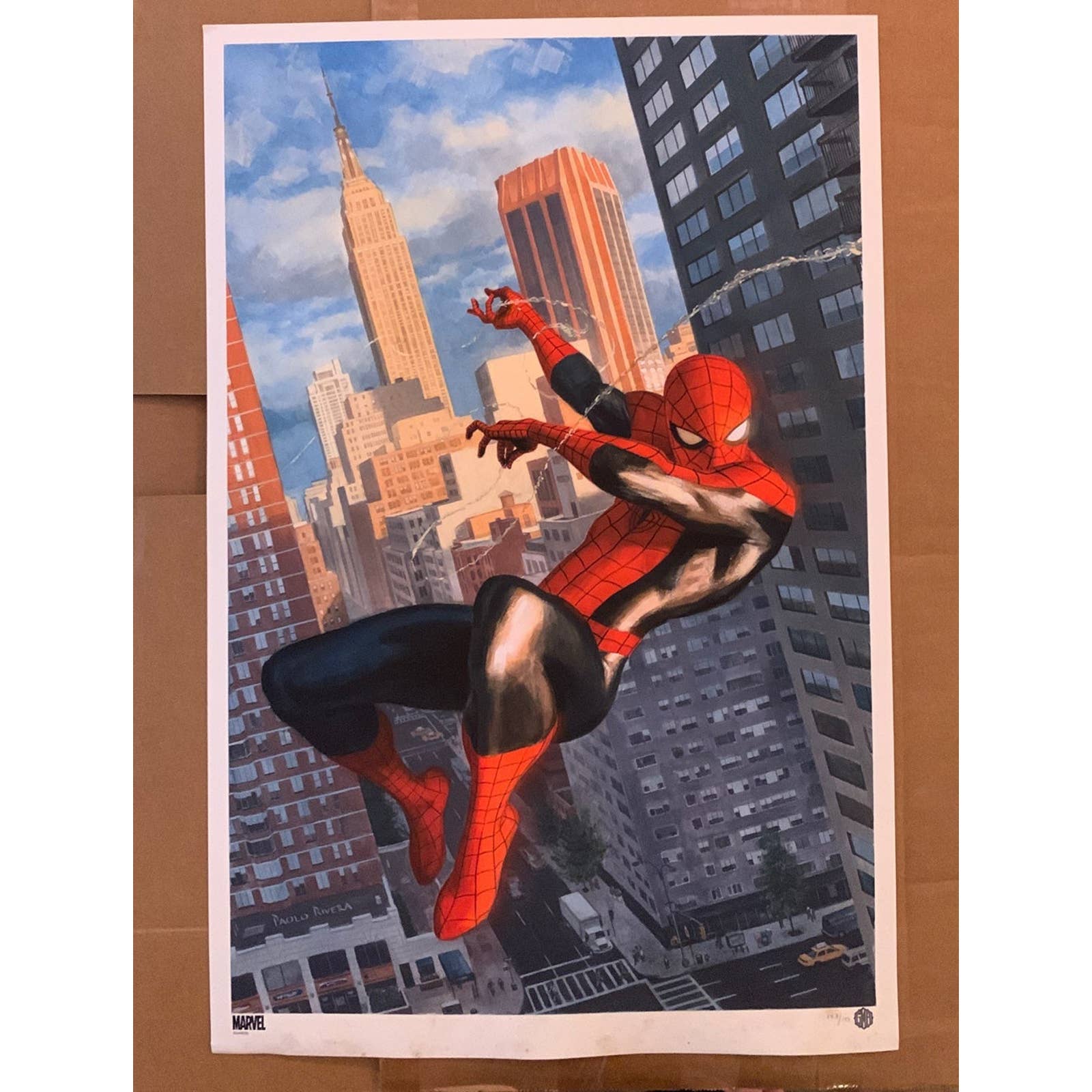 The Amazing Spider-Man #646 Variant by Paolo Rivera 16 x 24 Hand-Numbered