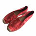 Tory Burch Pink Red T Pattern Canvas Espadrilles 7