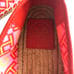 Tory Burch Pink Red T Pattern Canvas Espadrilles 7