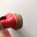Tory Burch Pink Red T Pattern Canvas Espadrilles 7