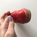 Tory Burch Pink Red T Pattern Canvas Espadrilles 7